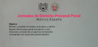 Jornadas de Derecho Procesal Penal México-España